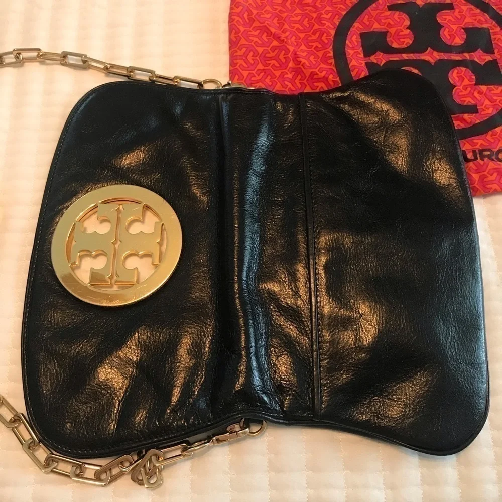 ❤️ First Owner Tory Burch Reva Black Bag